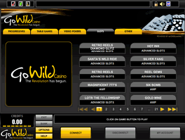 Go-Wild casino Welcome offer