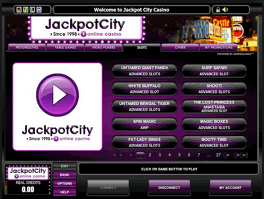 Jackpot City lobby