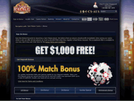 Spin Palace online casino get $1000 free