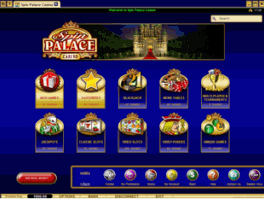 Spin Palace online casino slots blue