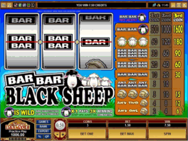 Spin Palace online casino slots bar bar black sheep