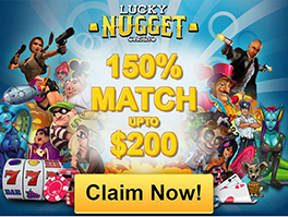 lucky nugget casino bonus